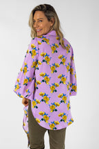 Lilac Floral Zhoush Shirt - Final Sale