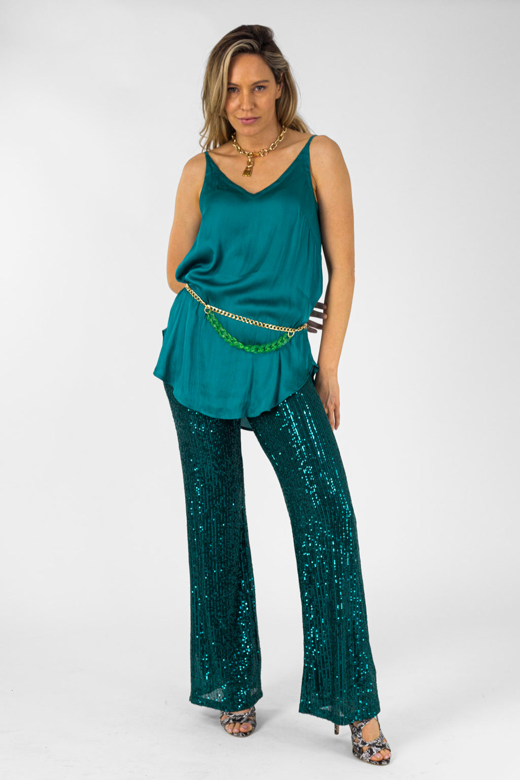 Jade Silky Essential Cami - Final Sale