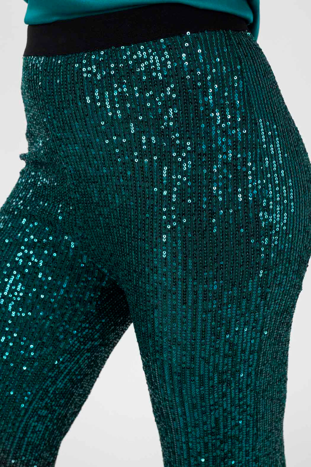 Jade Sequin Flare - Final Sale