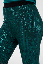 Jade Sequin Flare - Final Sale