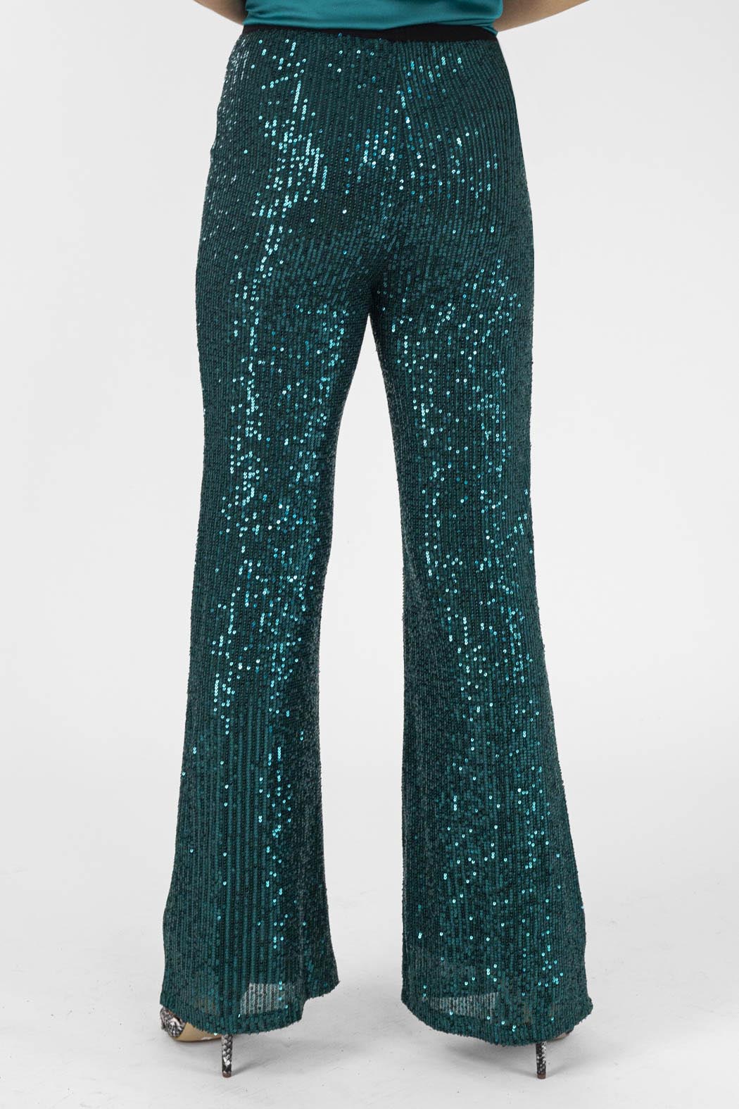 Jade Sequin Flare - Final Sale