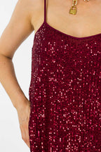 Red Sequin Cami - Final Sale