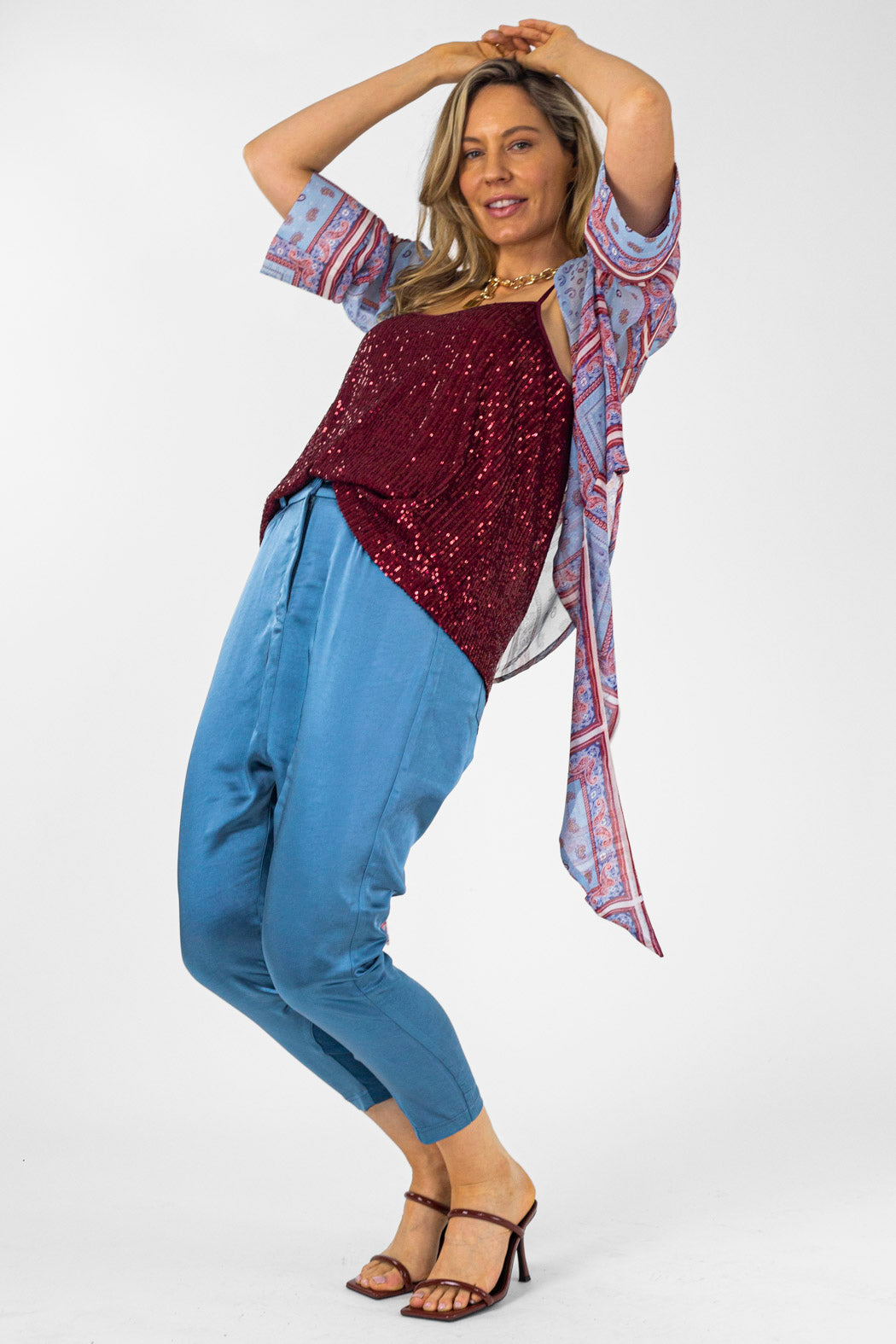 Red Sequin Cami - Final Sale