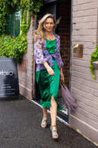 Lilac Print Bolero - Final Sale