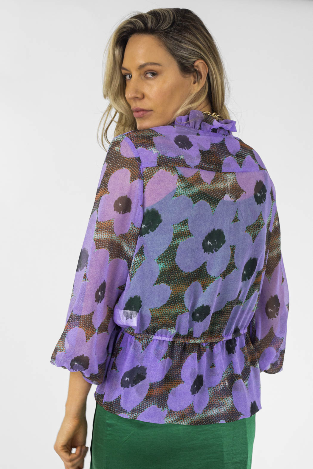 Lilac Print Bolero - Final Sale