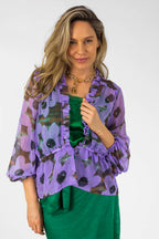 Lilac Print Bolero - Final Sale