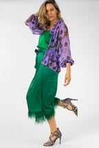 Lilac Print Bolero - Final Sale