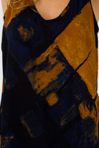 Blue Tan Chiffon Effortless Cami - Final Sale