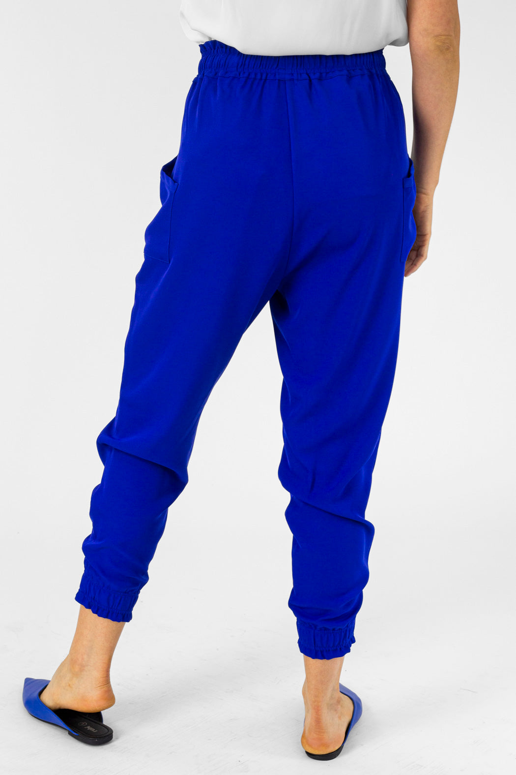 Cobalt Euro Slouch Pants - Final Sale