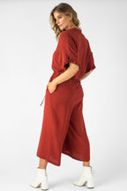 Rust Wildwest Jumpsuit - Final Sale