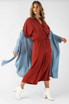 Rust Wildwest Jumpsuit - Final Sale