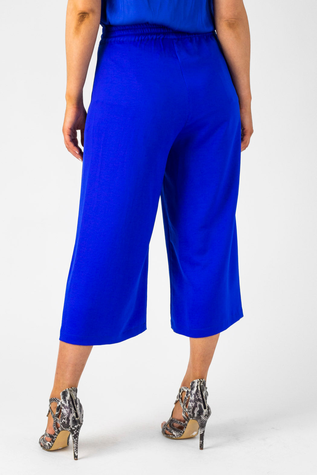 Cobalt Silky Crop Culotte - Sale