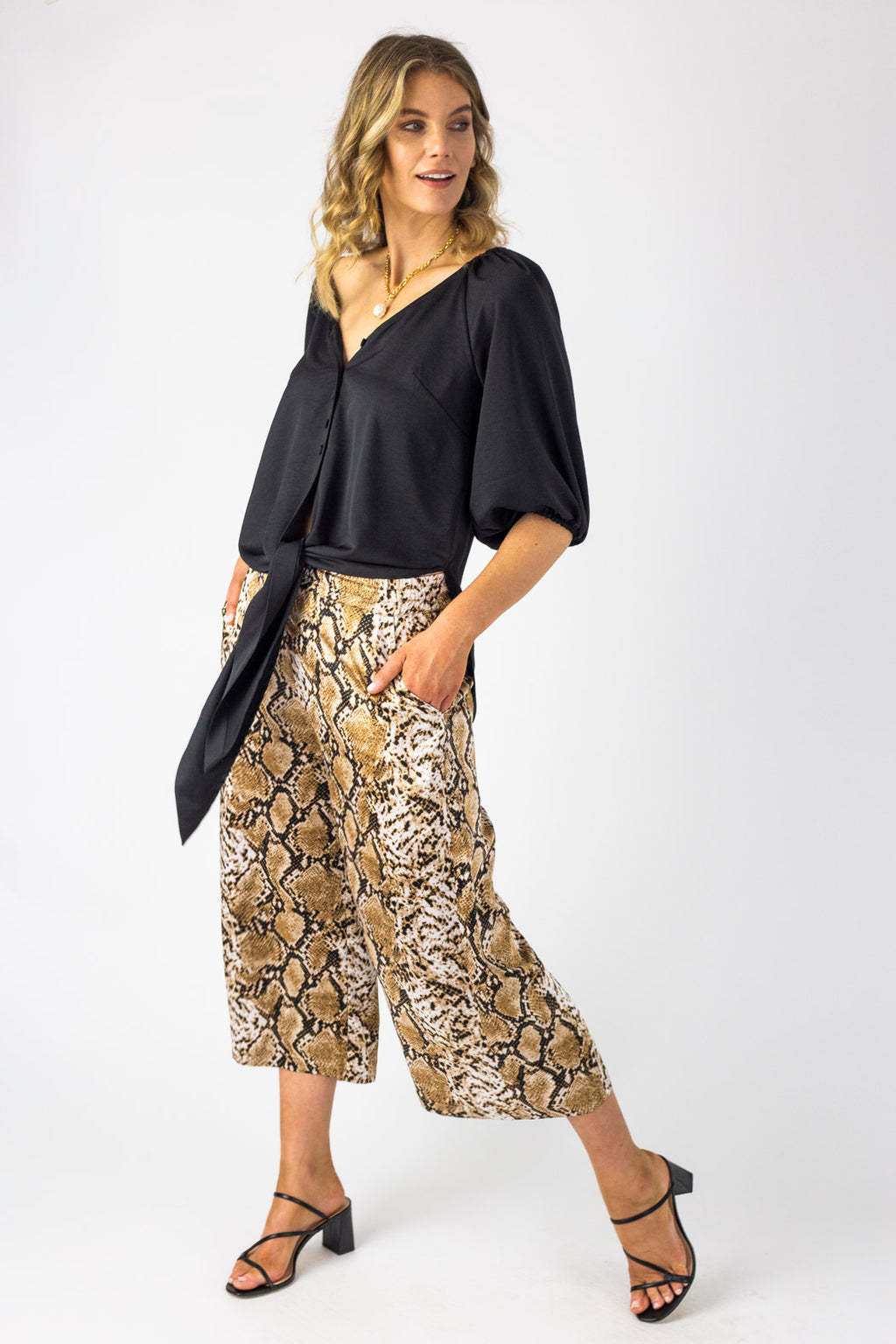 Black Bustier Zhoush Shirt - Sale