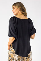 Black Bustier Zhoush Shirt - Sale