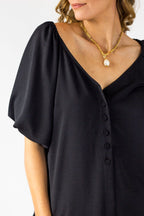 Black Bustier Zhoush Shirt - Sale