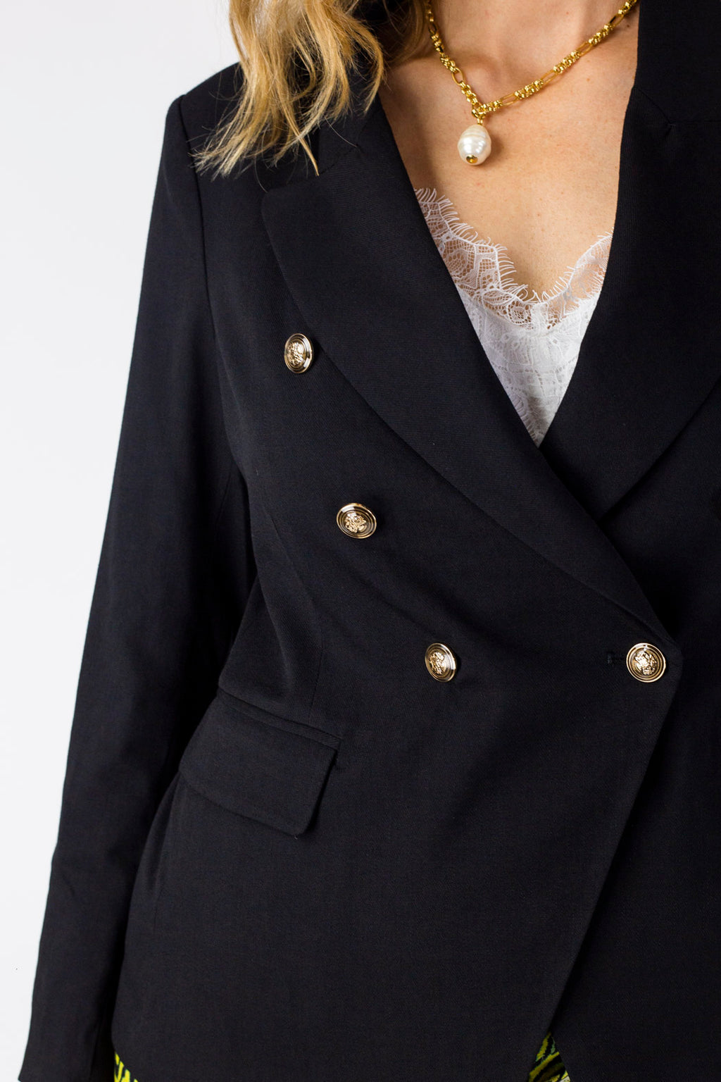 Black Sisca Blazer - Final Sale
