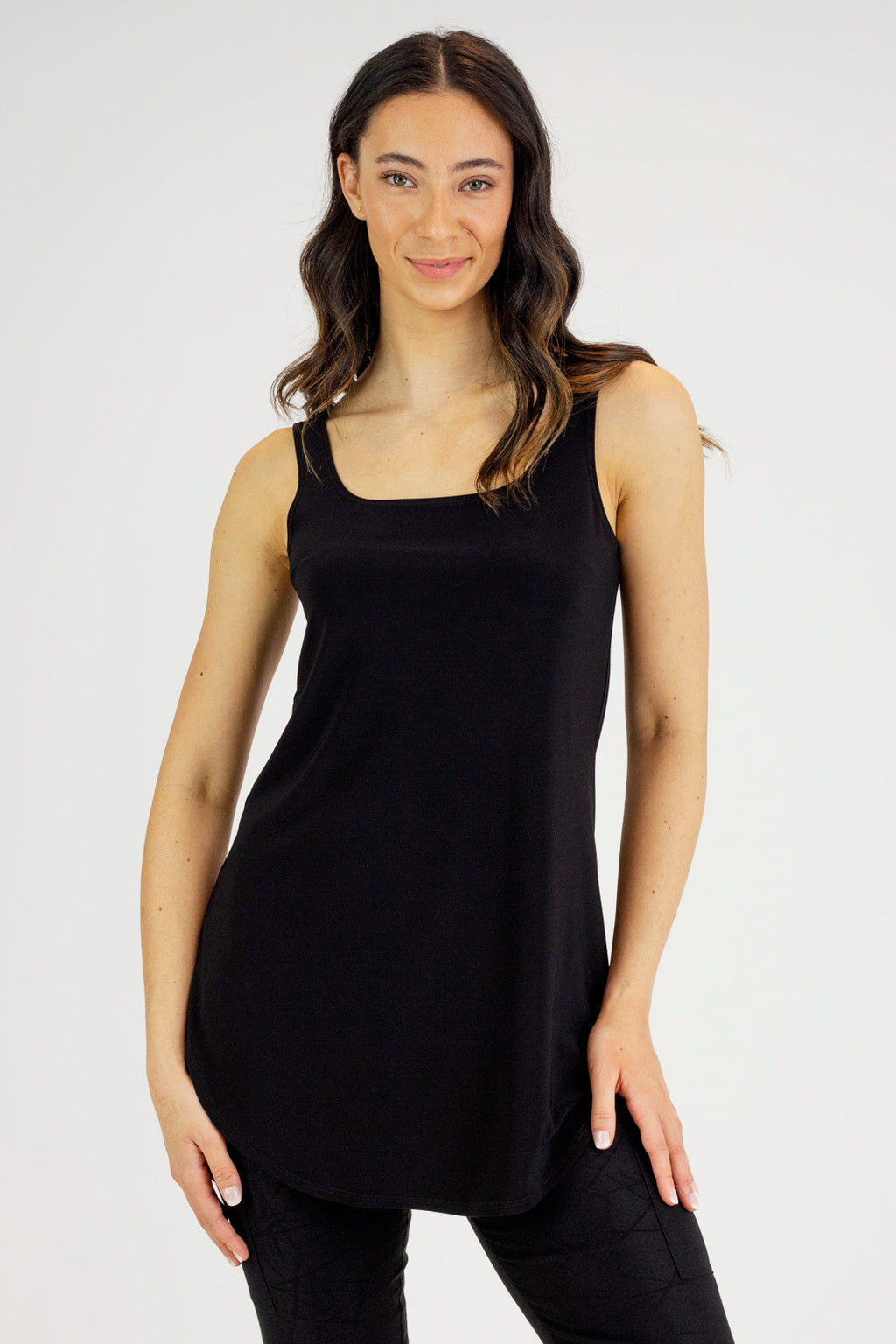 Black Orange 70cm Layering Cami X 2 Pack