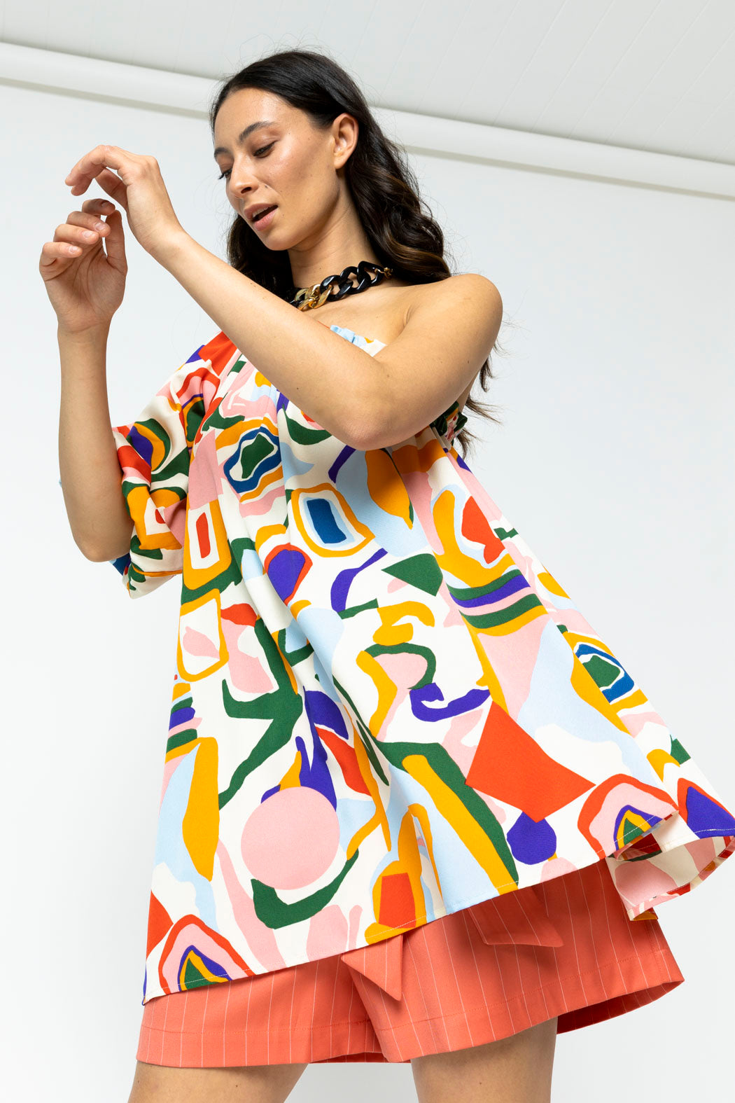 Multi One Shoulder Top - Final Sale