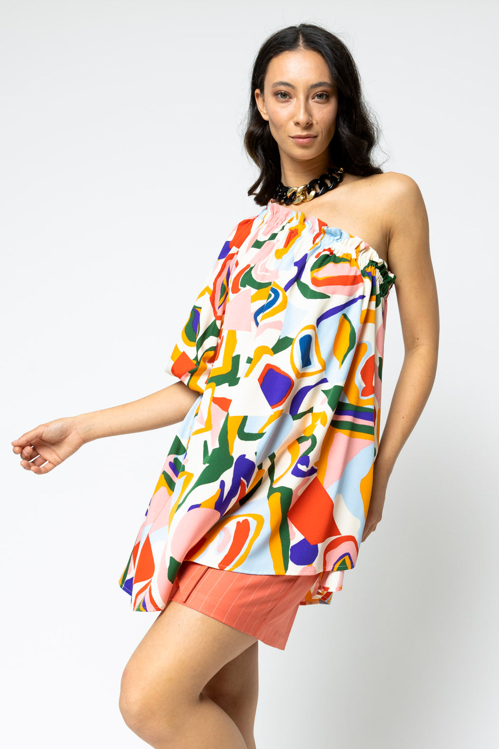 Multi One Shoulder Top - Final Sale