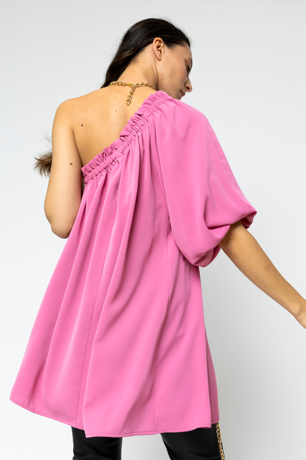 Rose One Shoulder Top - Final Sale