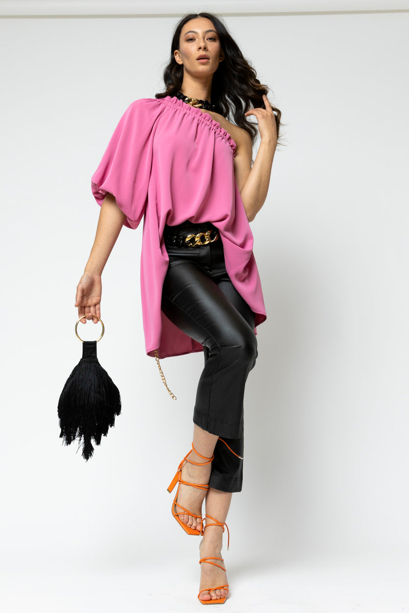 Rose One Shoulder Top - Final Sale