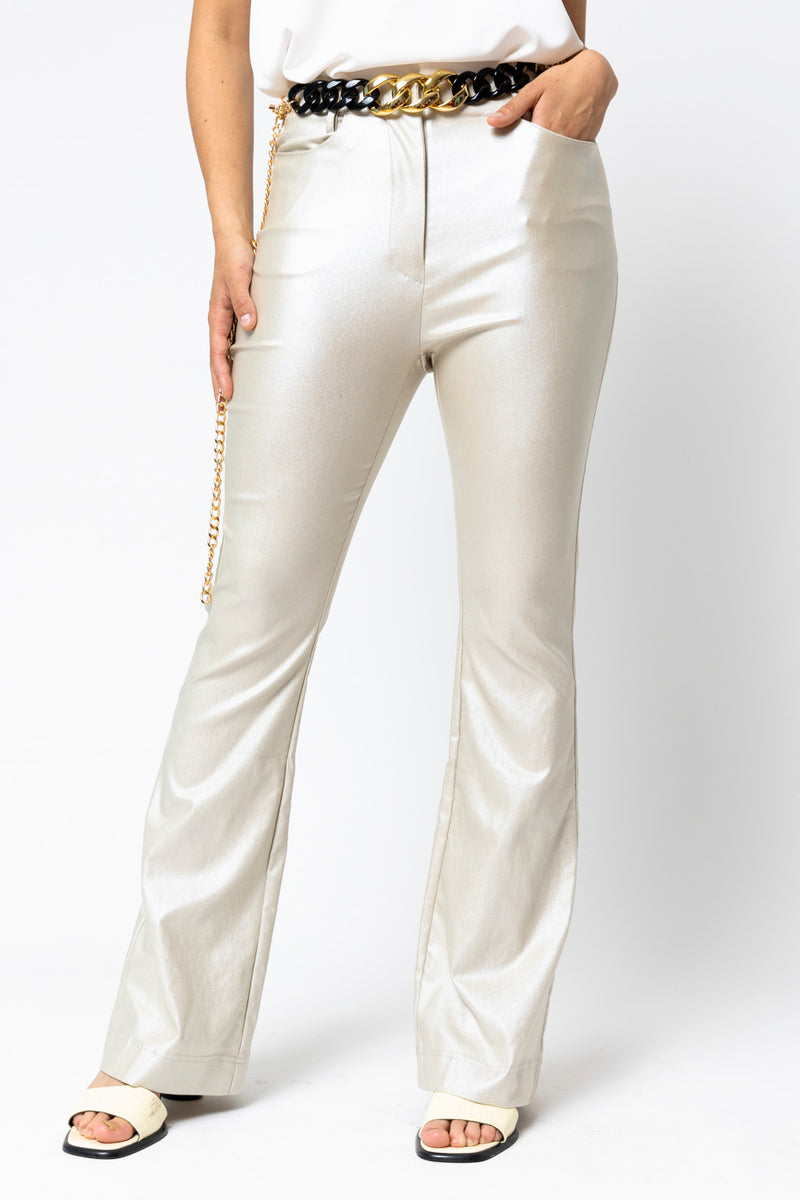 Pearl Shimmer Flare Pant - Sale