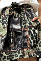 Khaki Silky Paperbag Shorts - Final Sale