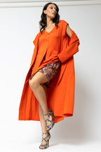 Paisley Silky Paperbag Shorts - FINAL SALE