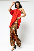 Red One Shoulder Top - Sale