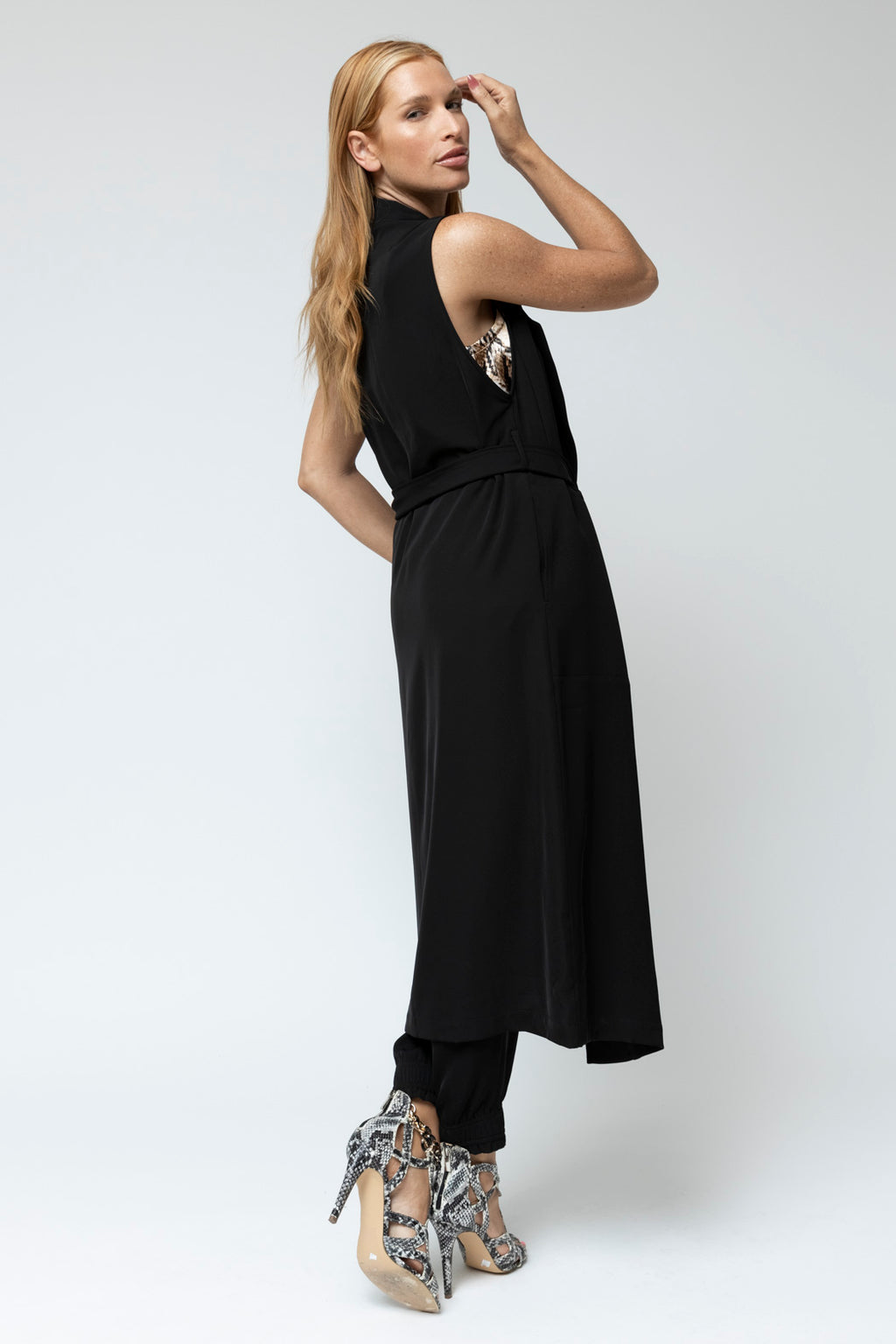 Black Euro Vest