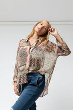 Beige Pink Everyday Shirt