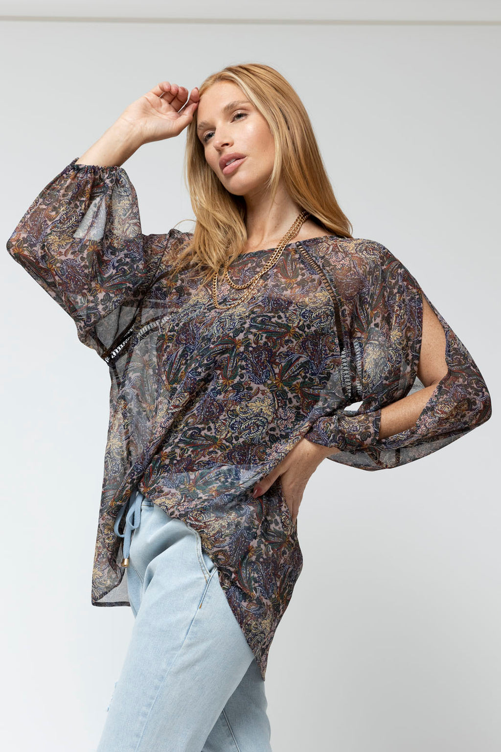 Paisley Boho Blouse