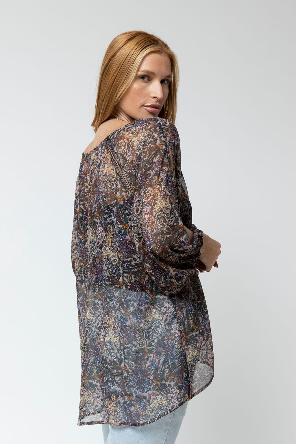 Paisley Boho Blouse
