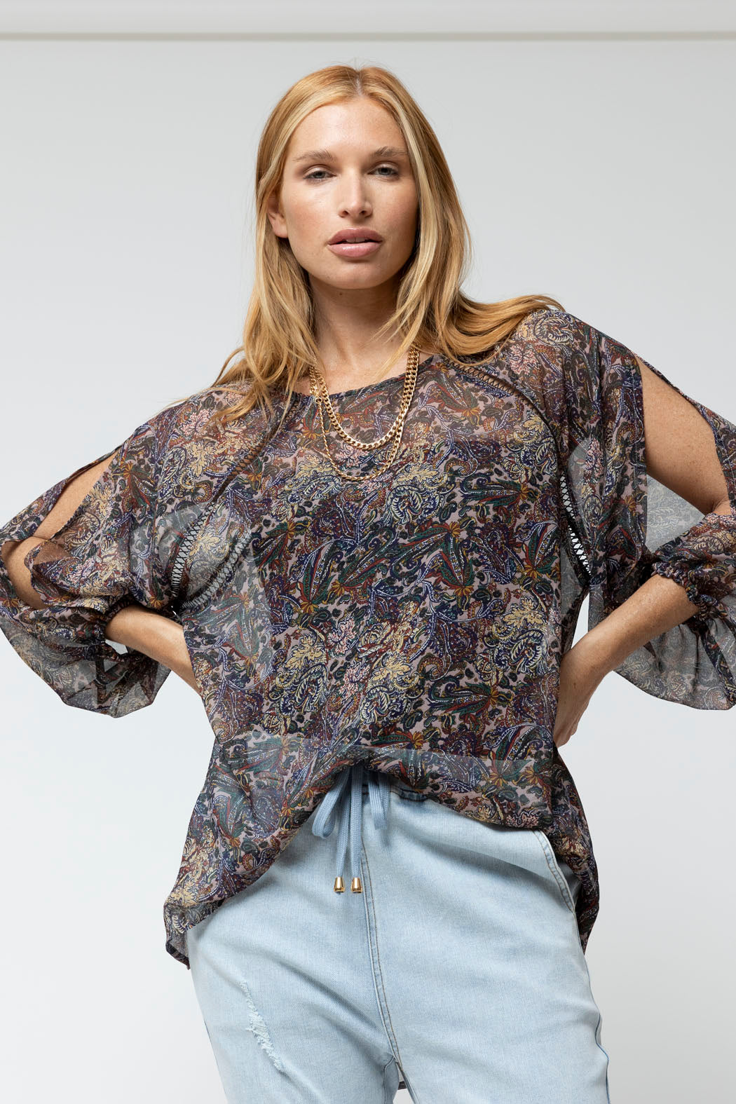Paisley Boho Blouse