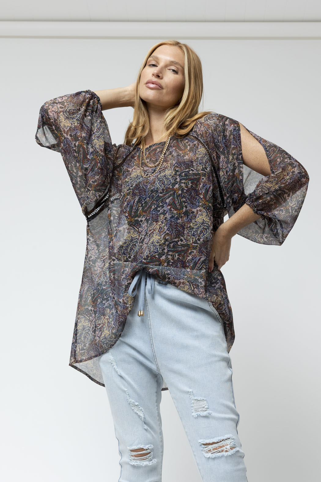 Paisley Boho Blouse