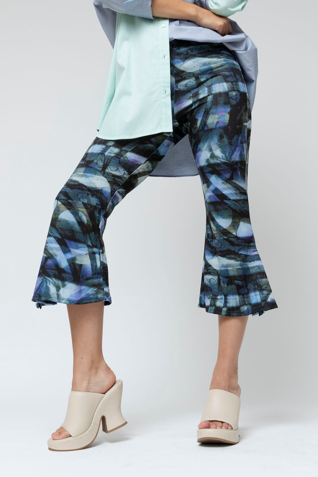 Artwork Superior Jersey Crop Flare Pant - Final Sale