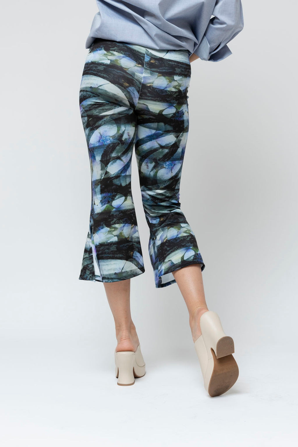 Artwork Superior Jersey Crop Flare Pant - Final Sale