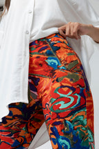 Rio Superior Jersey Crop Flare Pant - Final Sale