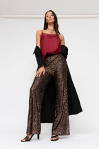 Burgundy Dobby Lace Cami - Final Sale