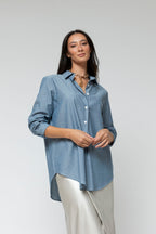 Washed Navy Pristine Shirt - Final Sale