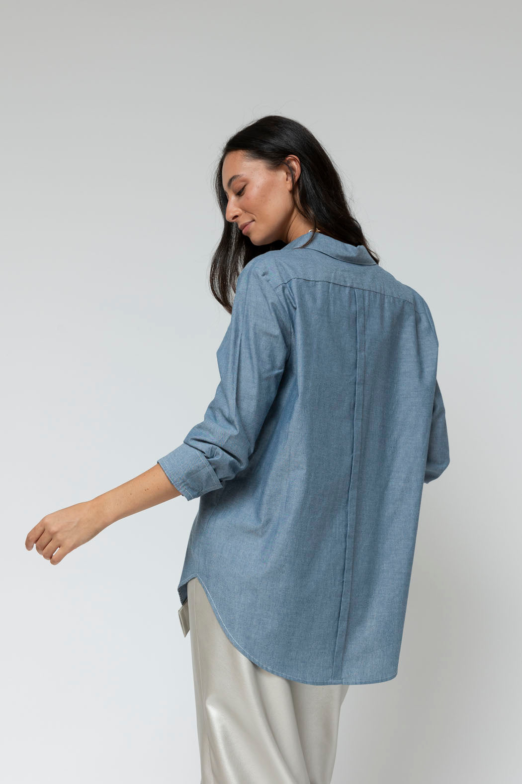 Washed Navy Pristine Shirt - Final Sale