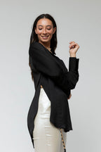 Black Silky Charlie Shirt - Sale