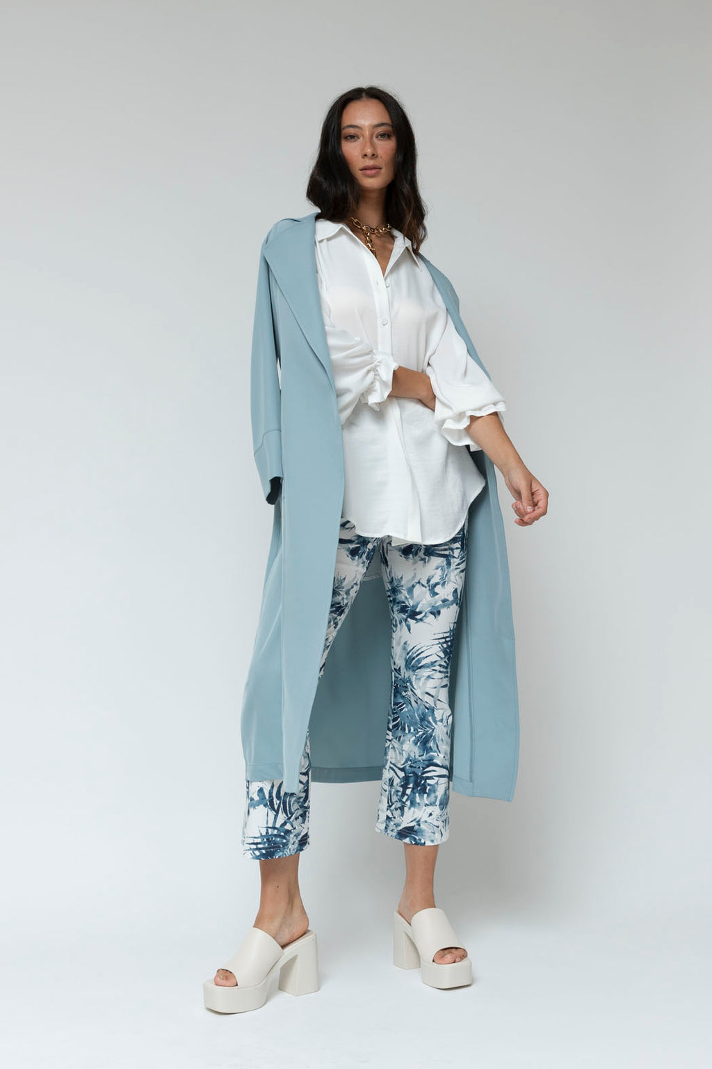 Off White Milano Silky Shirt