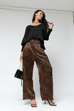 Black Reversible Silky Top - Final Sale