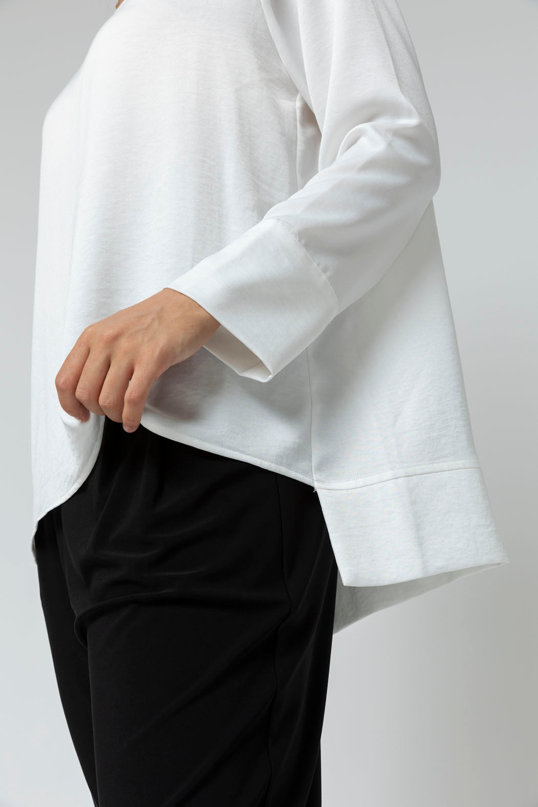 White Venice V Silky Top - Fina Sale