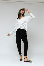 White Venice V Silky Top - Fina Sale
