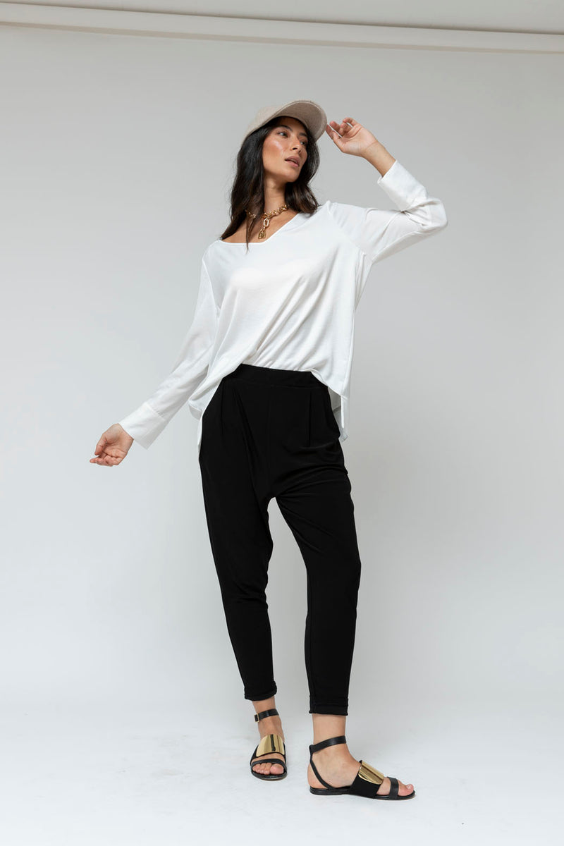 White Venice V Silky Top - Fina Sale