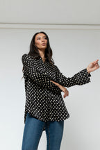 Black Ivory Silky Charlie Shirt -sale