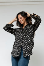 Black Ivory Silky Charlie Shirt -sale