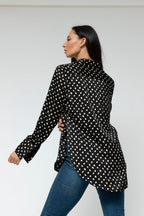 Black Ivory Silky Charlie Shirt -sale